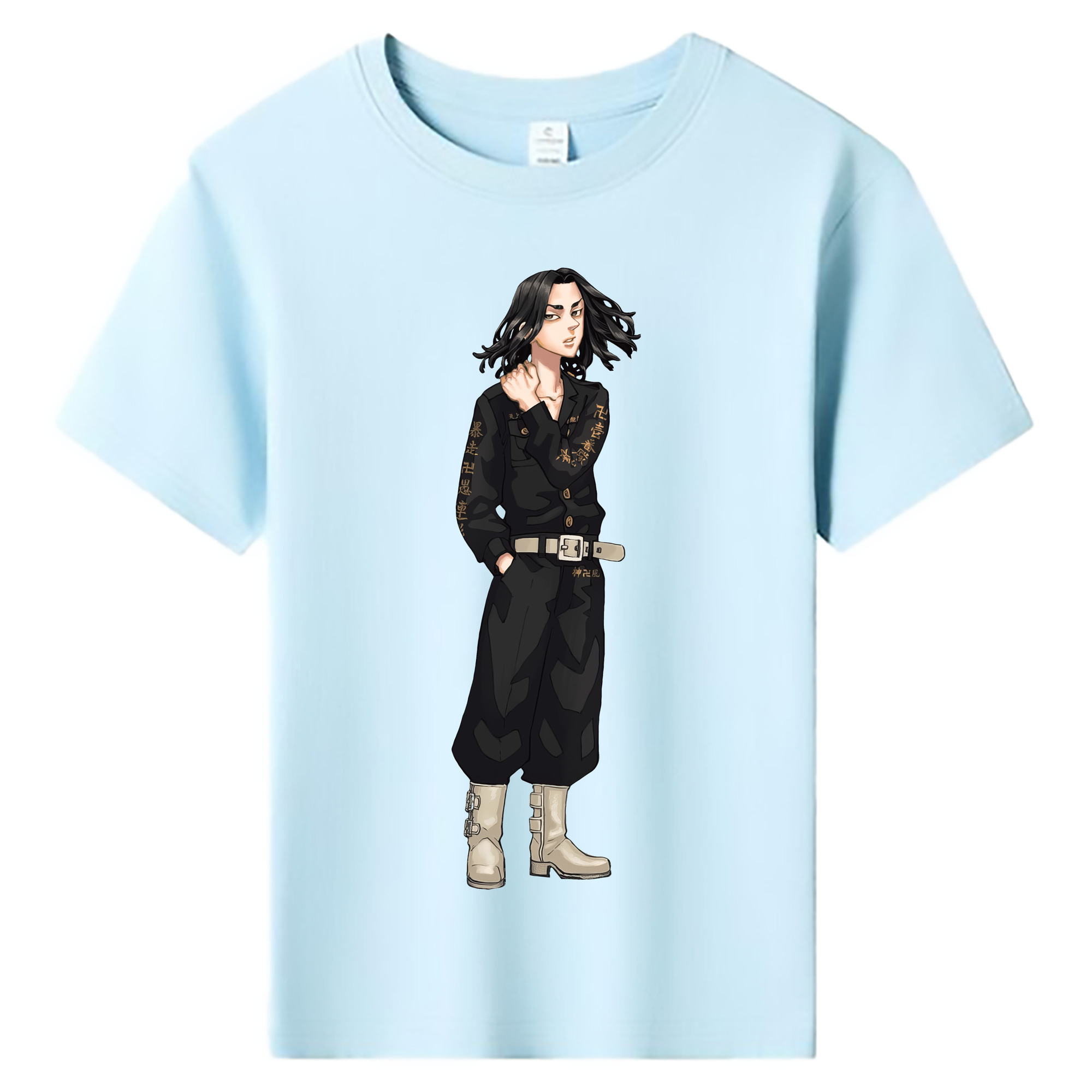 （画像用） 東京リベンジャーズ Tokyo Revengers 綿100％キッズTシャツ（フロントプリント）